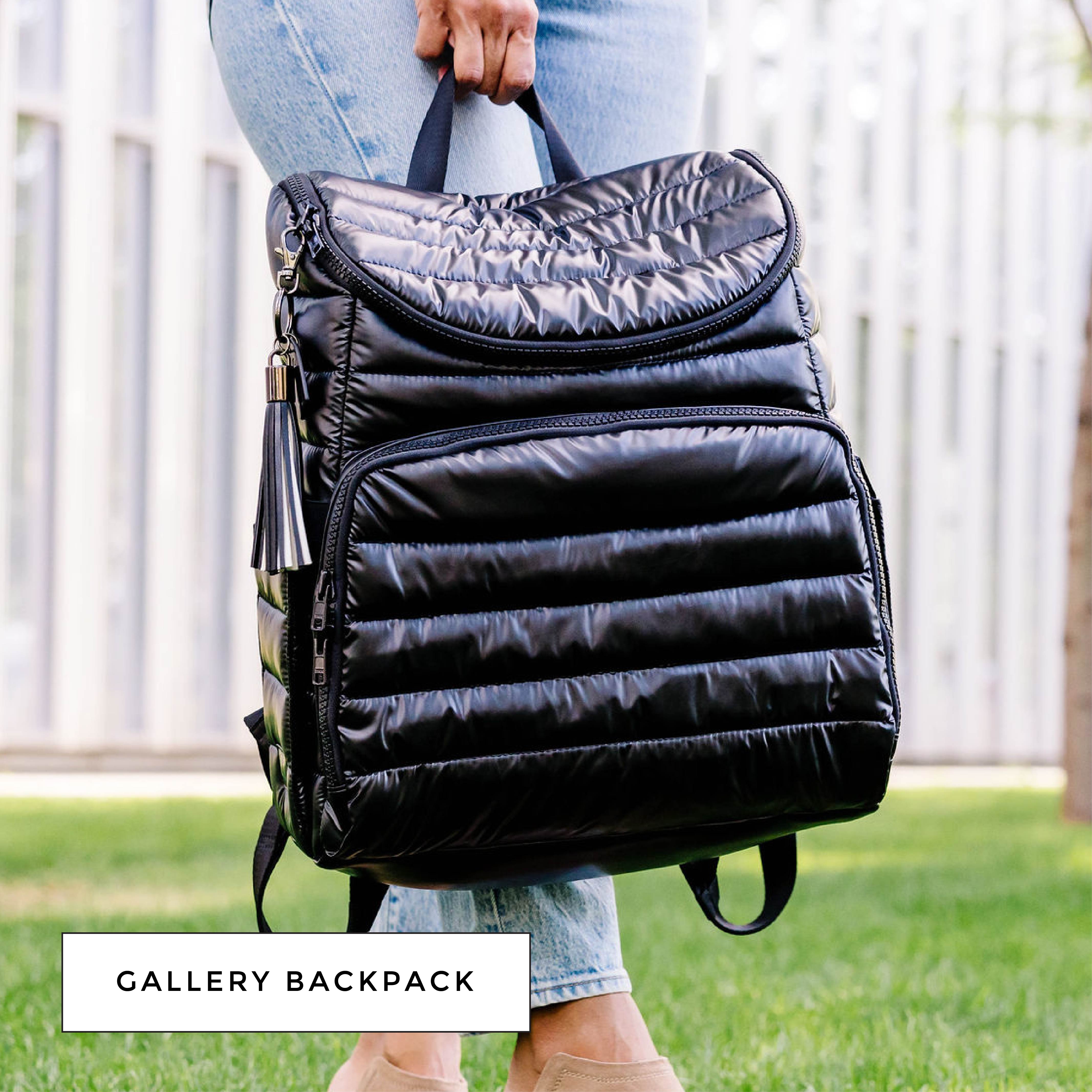 Citi Collective Light Gray Women\'s Vegan Leather Backpack Amazon.com: Citi Collective Journey Vintage Tan Vegan  main image 2
