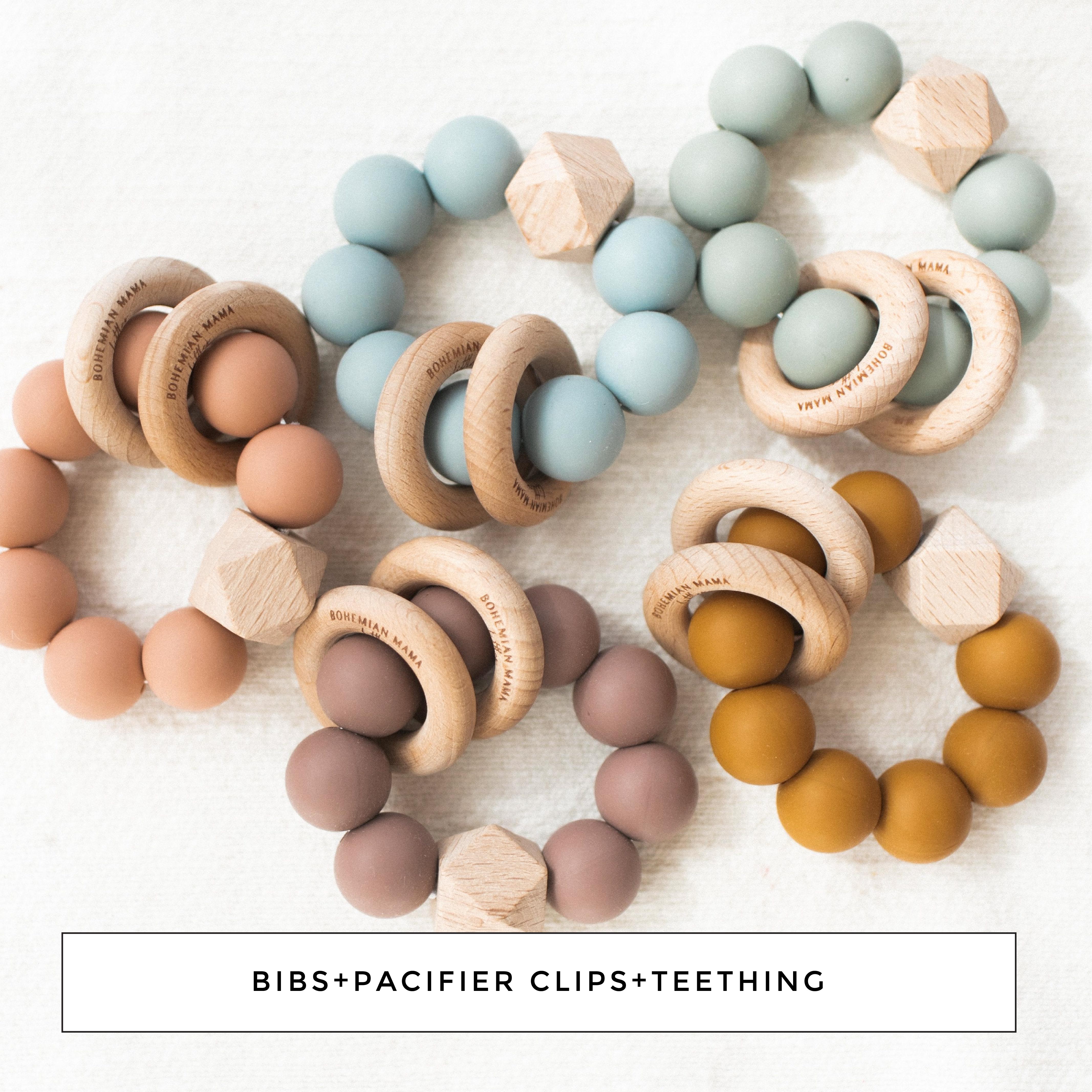 Bibs+Pacifier Clips+Teething – Citi Collective
