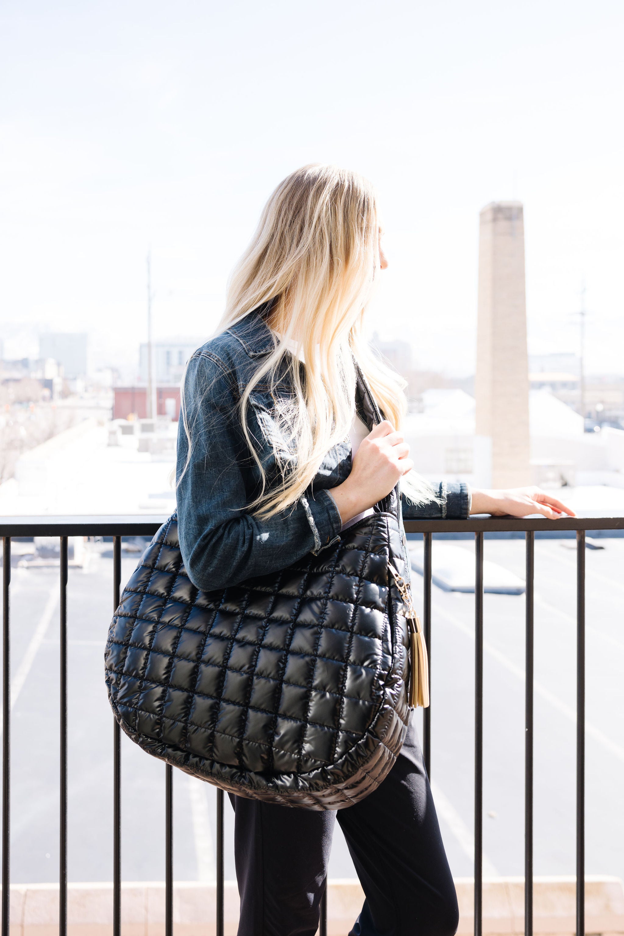 Veranda Active Tote Bag - Black – Citi Collective