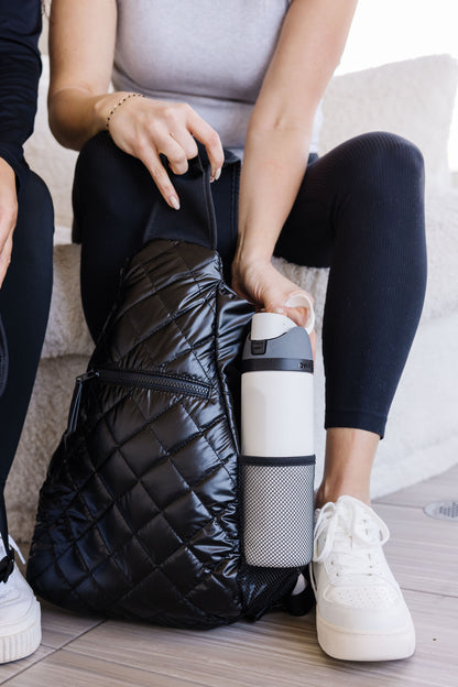 Veranda Sling Backpack- Black
