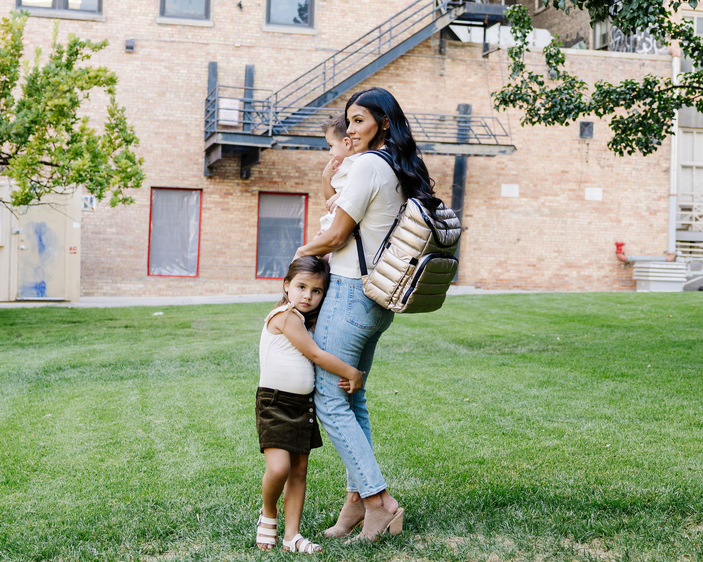 Gallery Backpack - Gold