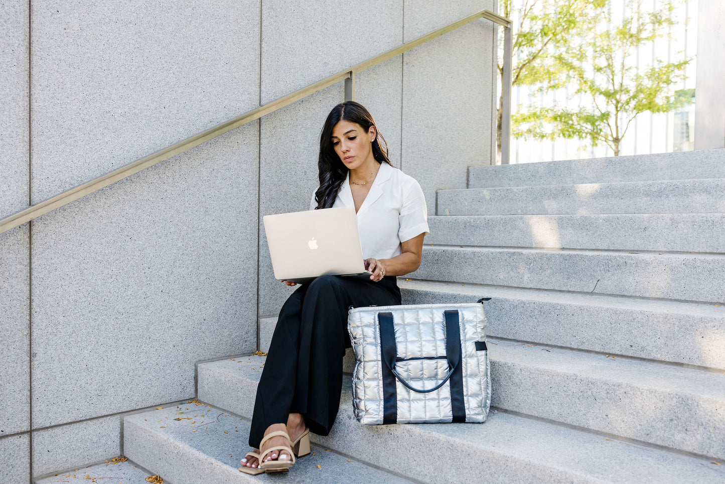 Gallery Tote - Silver