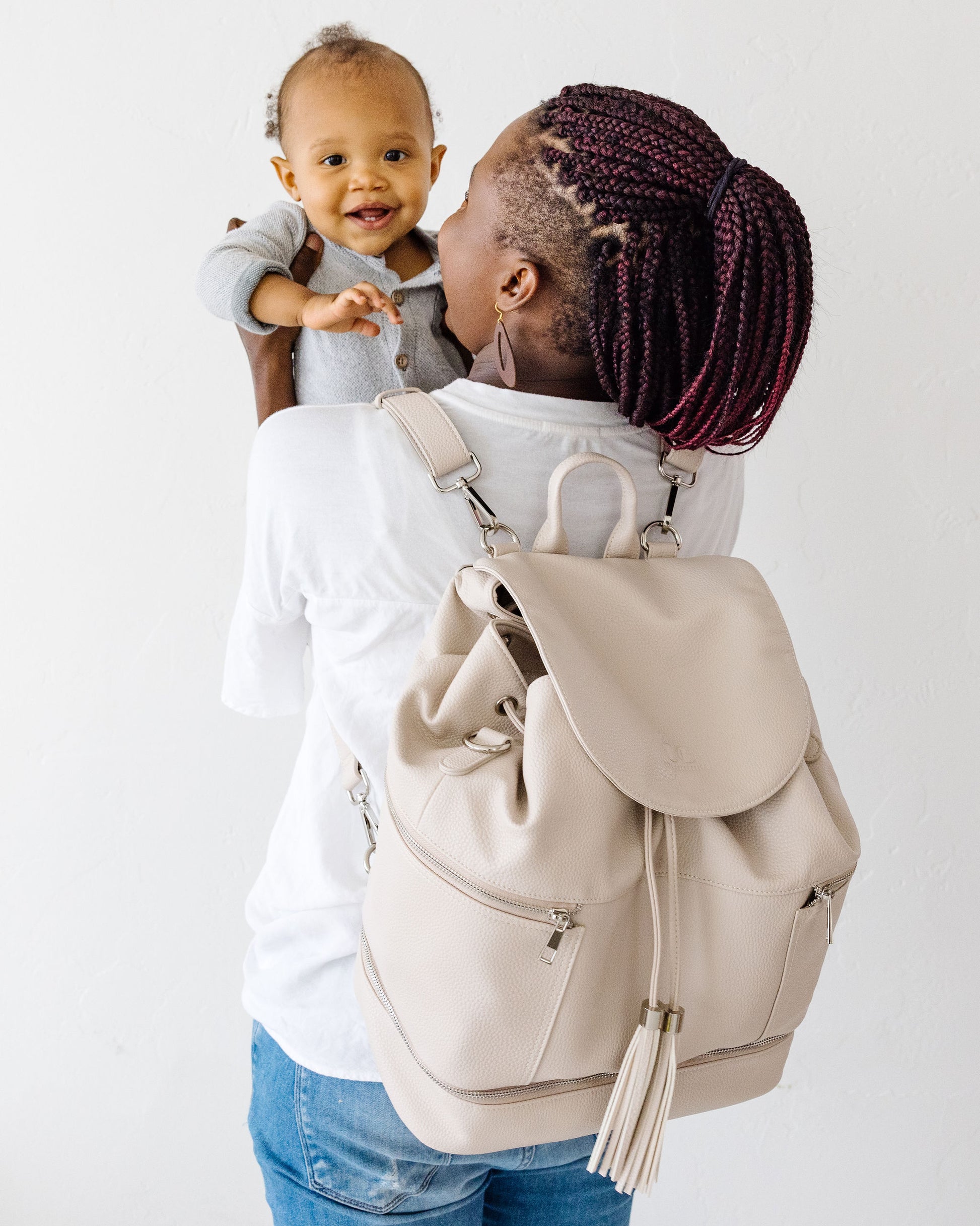 Best Diaper Bag Backpack in Vintage Tan – Citi Collective
