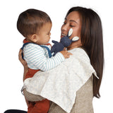 Bunny Rattle + Burp Cloth by Manhattan Toy