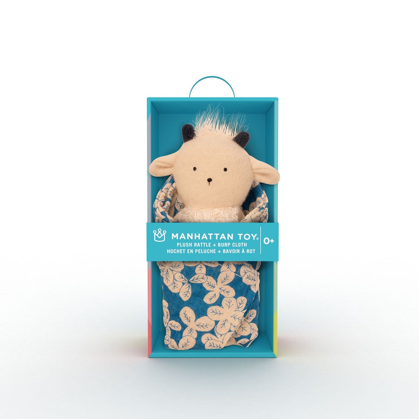 Goat Rattle + Burp Cloth by Manhattan Toy
