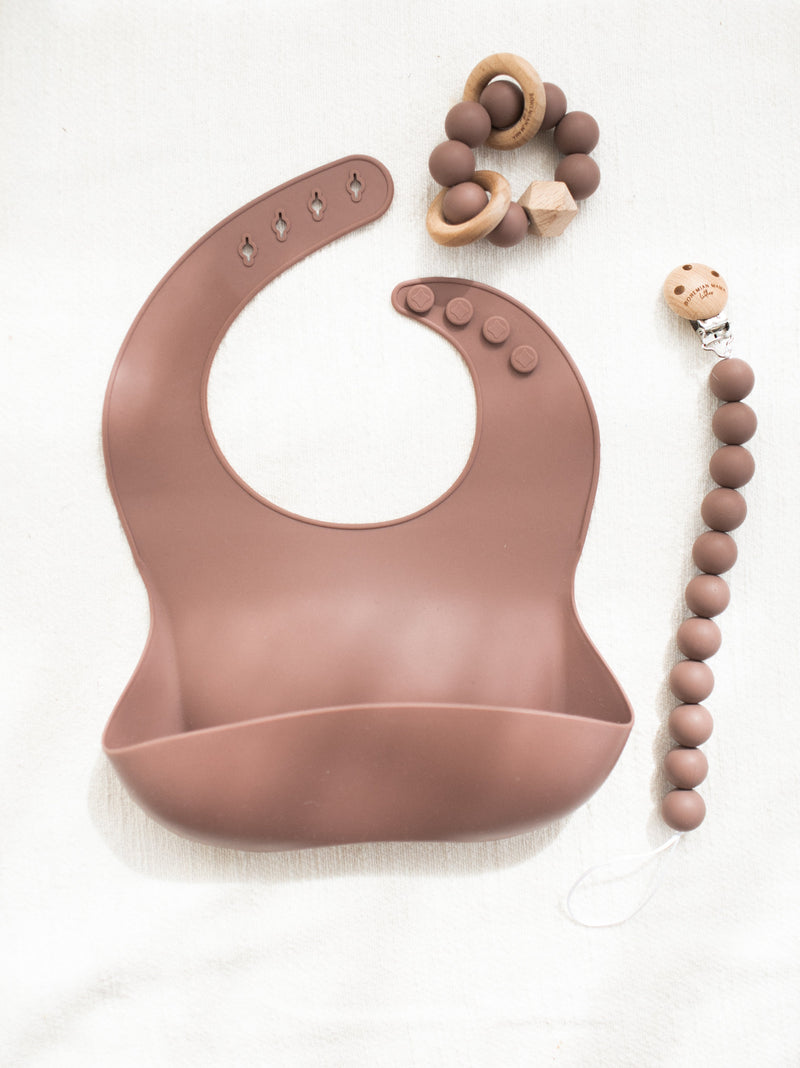 Bohemian Mama Littles Titan silicone teething toy - Burlwood by Bohemian Mama