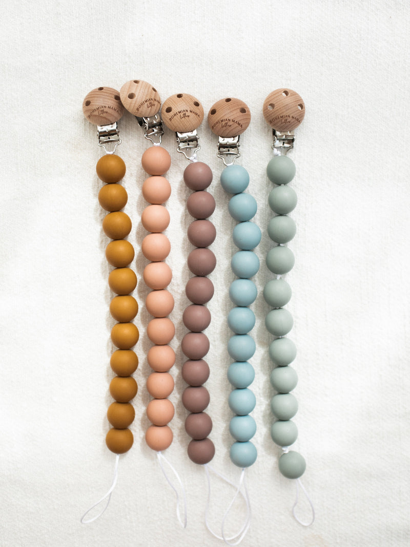 Bohemian Mama Littles Pacifier Clip - Ether by Bohemian Mama