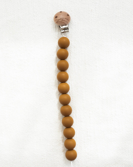 Bohemian Mama Littles Pacifier Clip - Buck by Bohemian Mama