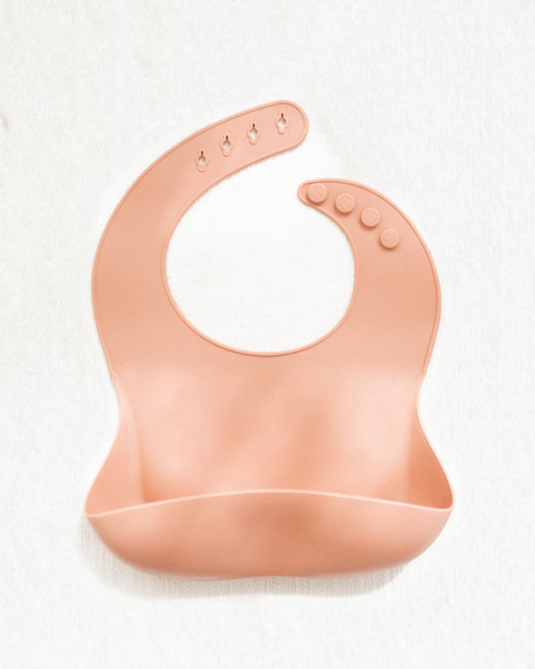 Bohemian Mama Littles Baby Silicone Bib - Cotta by Bohemian Mama